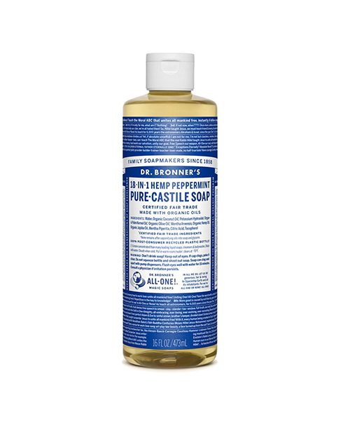 vloeibare zeep Peppermint Dr Bronner's PureCastile Soap tAK