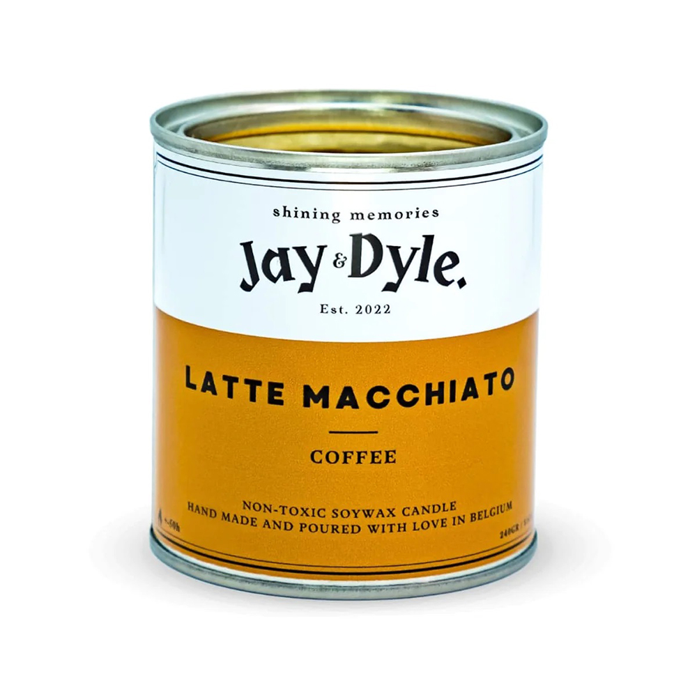 Jay & Dyle Latte Macchiato vegan geurkaars 50 branduren